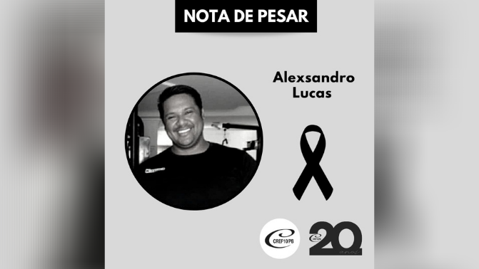 Nota de Pesar - Alexsandro Lucas 