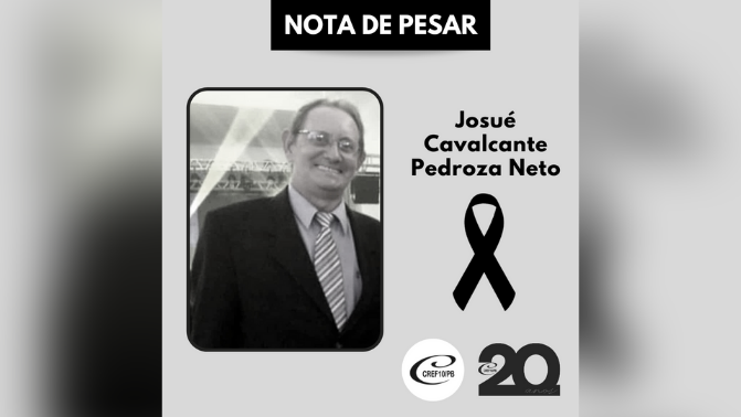 Nota de Pesar - Josué Cavalcante Pedroza Neto