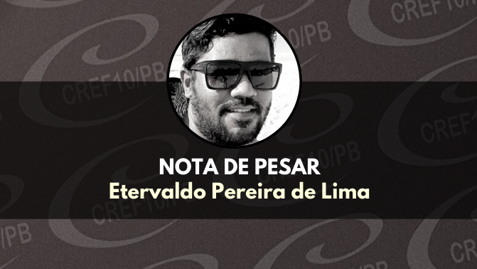 Nota de Pesar - Etervaldo Pereira de Lima