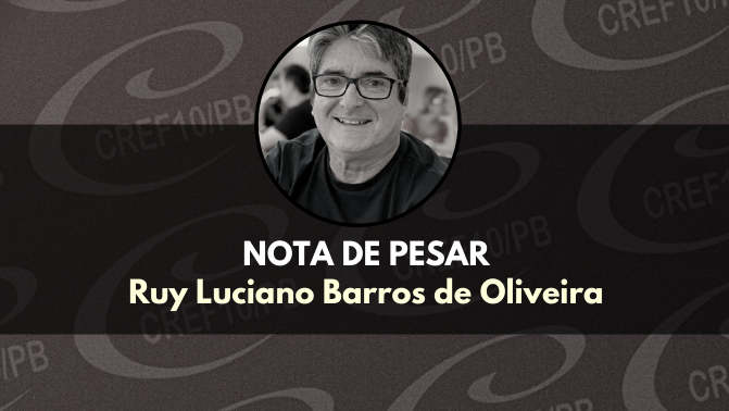 Nota de Pesar: Ruy Luciano Barros de Oliveira